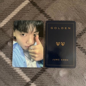 Bts Jungkook JK Draw Our Golden Moment Broadcast Replica Fanmade handgemaakte pc-fotokaart LOMO-kaart