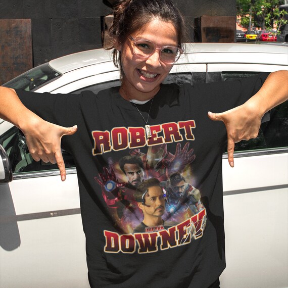 Robert downey jr t shirt avengers clearance