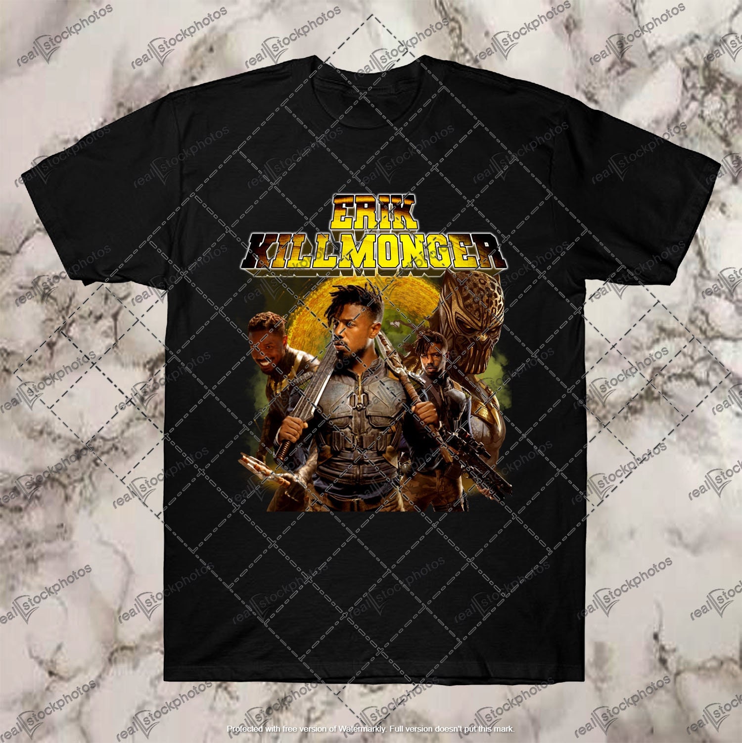 Killmonger workout shirt hot sale