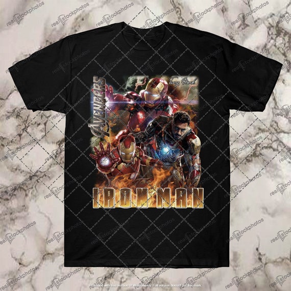 IRON MAN Robert Downey Jr Iron Man Tshirt Shirt Tee Iron Man