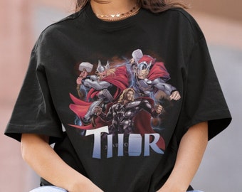 THOR | T-shirt Thor | Chemise Thor Cartoon Avengers | T-shirt Thor Avengers