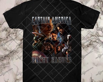 BUCKY BURNES / Chris Evans / Capitán América Camiseta Camiseta Camiseta / Capitán América Sudadera Suéter / Capitán América Vengadores