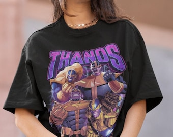サノス | サノス Tシャツ | サノス カートゥーン アベンジャーズ シャツ | サノス アベンジャーズ T シャツ