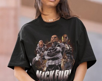NICK FURY | Nick Fury Tshirt | Nick Fury Cartoon Avengers Shirt | Nick Fury Cartoon Avenger Sweatshirt | Nick Fury Avengers Shirt
