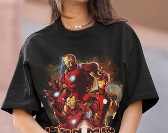 IRON MAN / Iron Man camiseta / Iron Man Cartoon Avengers Shirt / Iron Man Cartoon Avenger Sudadera / Iron Man Avengers Shirt