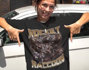 ROCKET RACOON / Guardiani della galassia / Guardiani della galassia Tshirt Camicia Tee / Rocket Racoon Felpa Maglione / Vendicatori