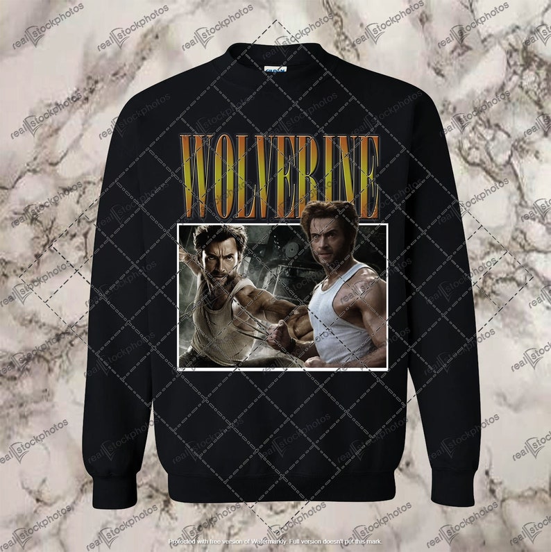 WOLVERINE | Hugh Jackman | X-MAN | Wolverine | Wolverine Tshirt Shirt Tee | Wolverine Sweatshirt Sweater | Wolverine Avengers image 3