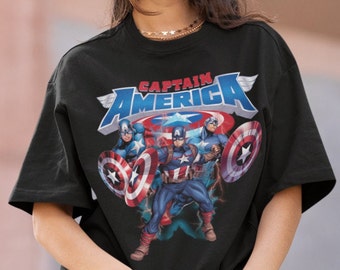 CAPTAIN AMERICA | Captain America Tshirt | Captain America Cartoon Avengers | Captain America Cartoon Avenger Sweatshirt | Captain America