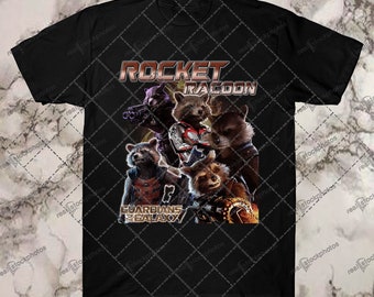 ROCKET RACOON / Guardiani della galassia / Guardiani della galassia Tshirt Camicia Tee / Rocket Racoon Felpa Maglione / Vendicatori