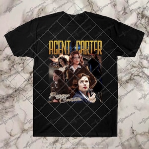 PEGGY CARTER | Peggy Carter | Koszulka z nadrukiem Peggy Carter | Bluza z kapturem Kapitan Ameryka | Kapitan Ameryka Avengers