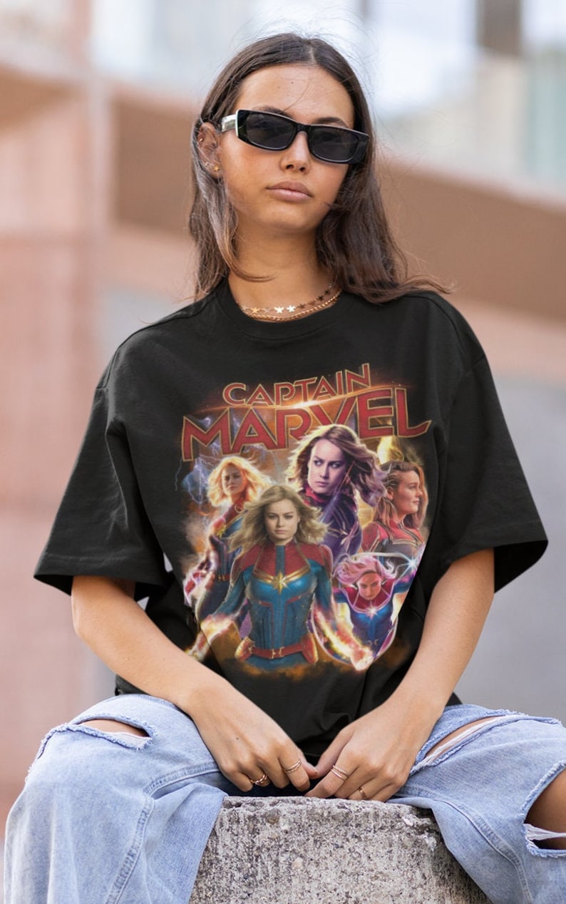 T-shirt Captain America Marvel Avengers – Taille Garçon 8 Ans, Neuf Avec étiquettes, Rouge Et Noir