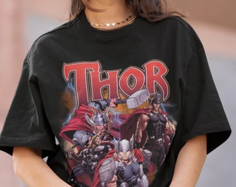 THOR | T-shirt Thor | Chemise Thor Cartoon Avengers | T-shirt Thor Avengers