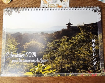 Calendrier 2024 photos du Japon