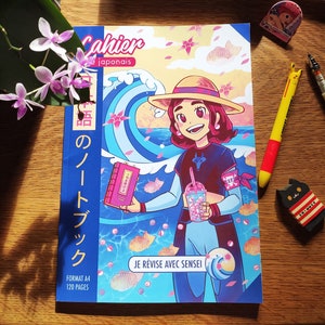 Japanese writing notebook