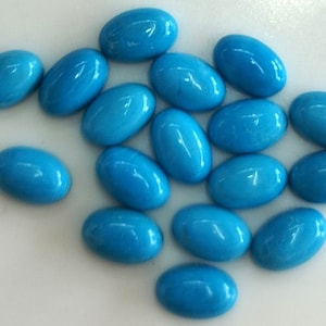 Natural 3x5 mm sleeping Beauty Arizona Turquoise Oval cabochon AAA Quality- Loose Arizona Turquoise Oval Cabochon