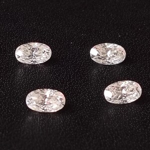 Top Quality White Lab Made moissanite Oval 8x10 mm Faceted- Loose Moissanite For Ring, Earring, Jewelry Making