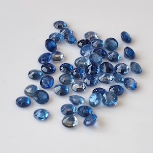 Natural  Blue kyanite Round 5 mm Faceted AAA Quality, kyanite Round cut Loose stone For Jewelry
