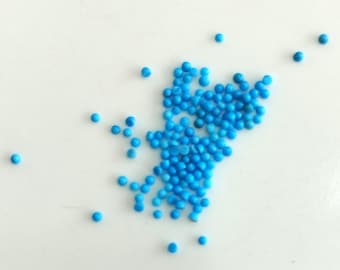 Natural 1mm sleeping Beauty Arizona Turquoise Round Cabochon AAA Quality- Loose Arizona Turquoise Round