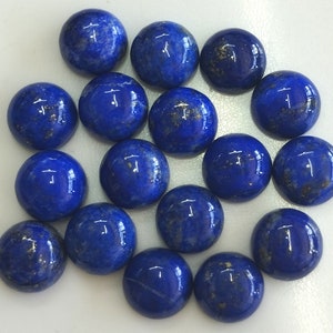 Natural Lapis Lazuli Round 9 mm cabochon AAA Quality
