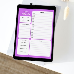 Daily Planner, Weekly Planner, Monthly Planner, Printable planner, Planner set, Planner Inserts, Instant Download, A4/A5/Letter/Half Size