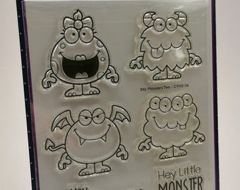 Stempel von Your next Stamp "Silly Monsters 2", clear stamps oder dies