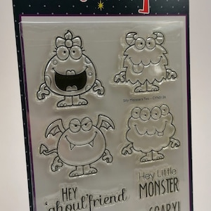 Stempel von Your next Stamp "Silly Monsters 2", clear stamps oder dies