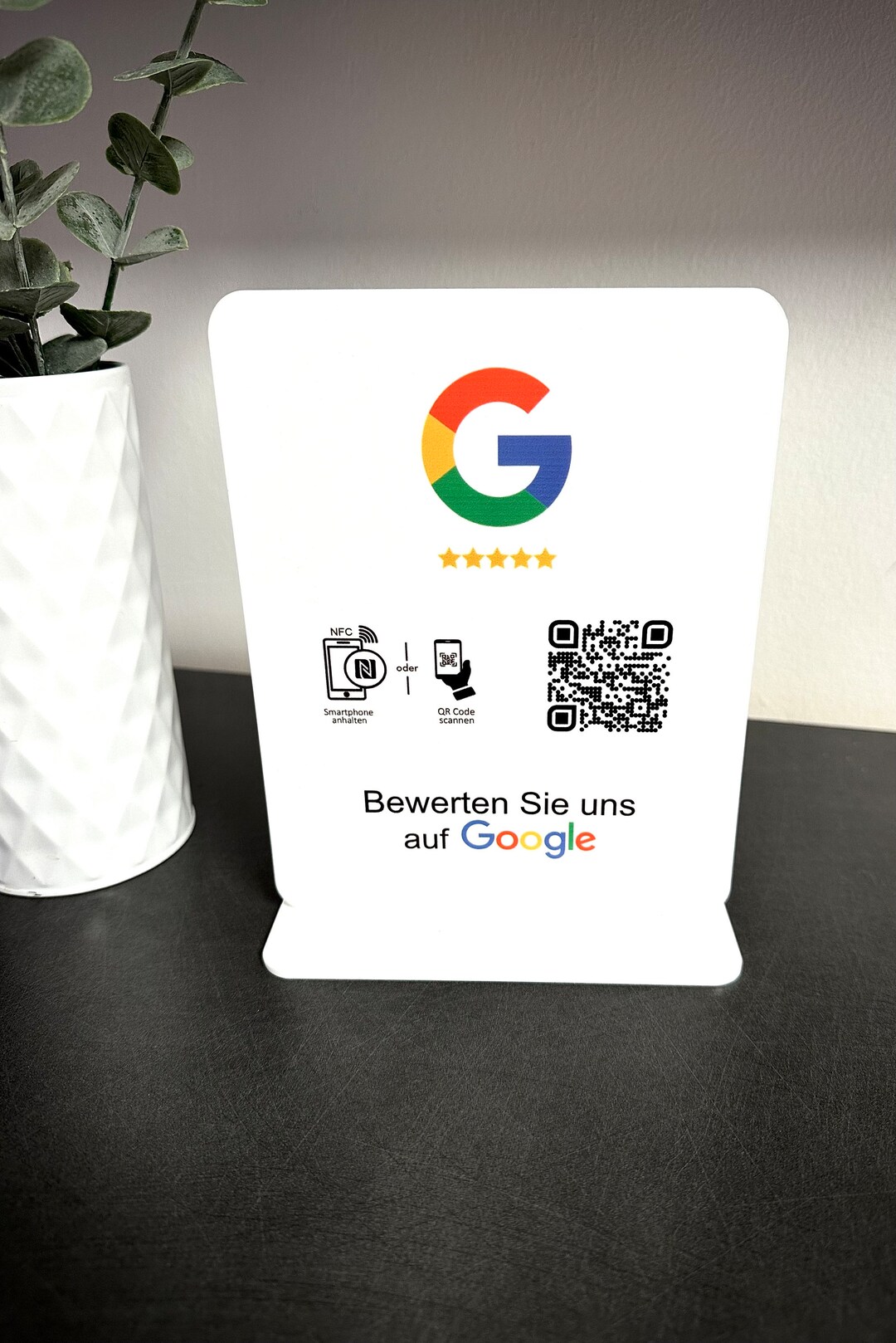 Google Bewertung NFC Aufsteller / Display Etsy