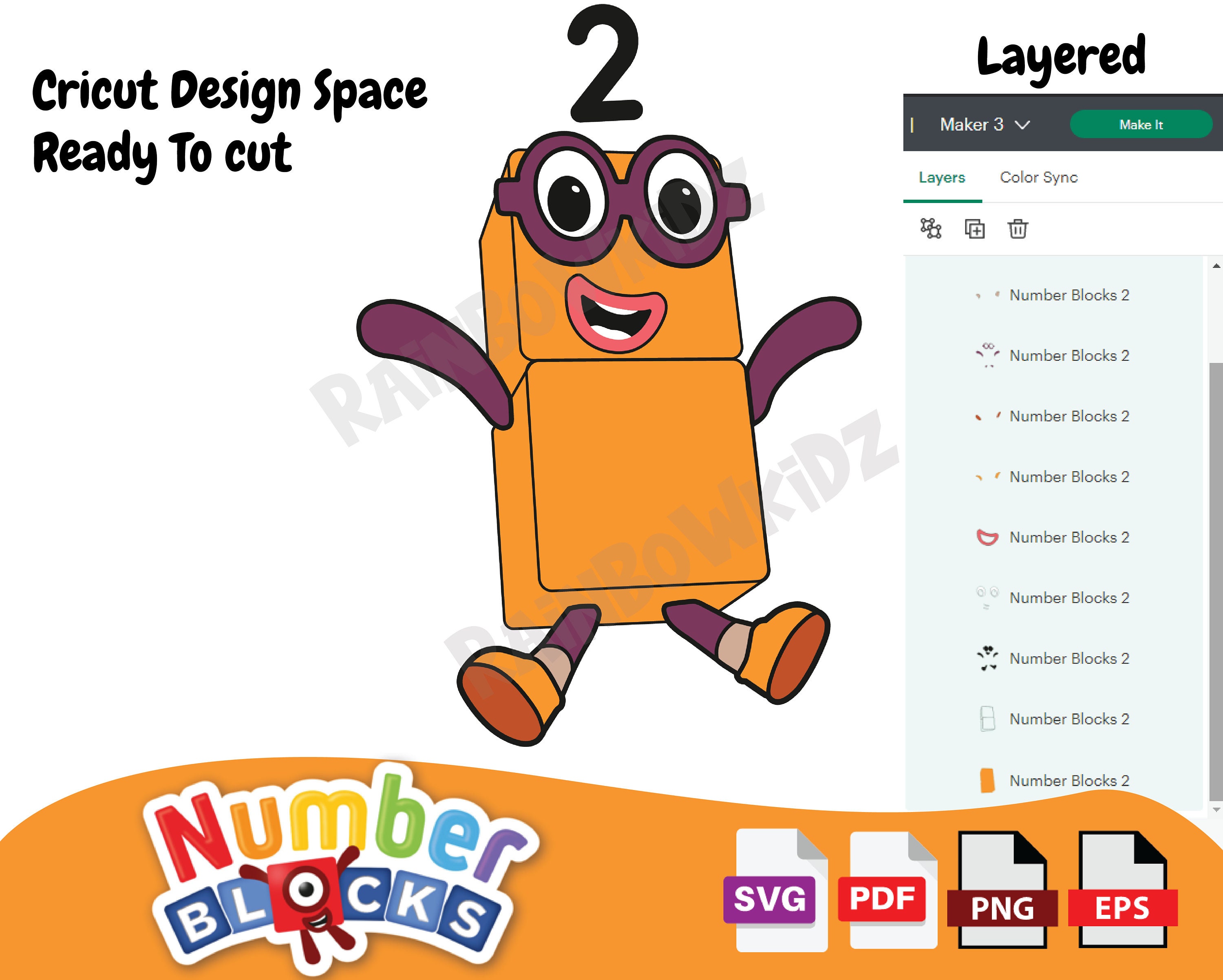 Number Blocks 2 SVG Cut File Layered Cutting File Number Blocks number-blocks-2-svg-cut-file-layered-cutting-file-number-blocks