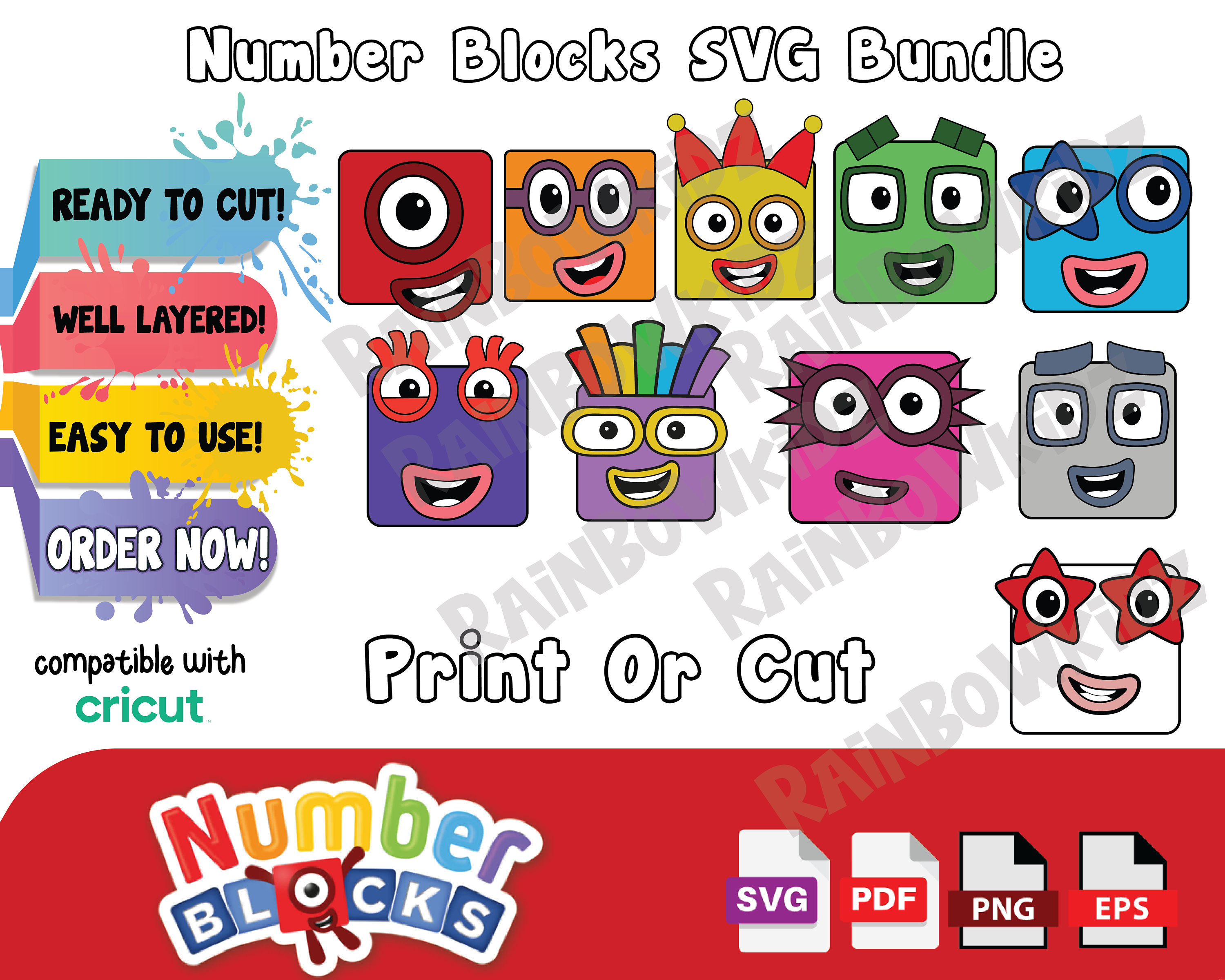 Number Lore Characters SVG PDF PNG Eps Number Lore - Hong Kong