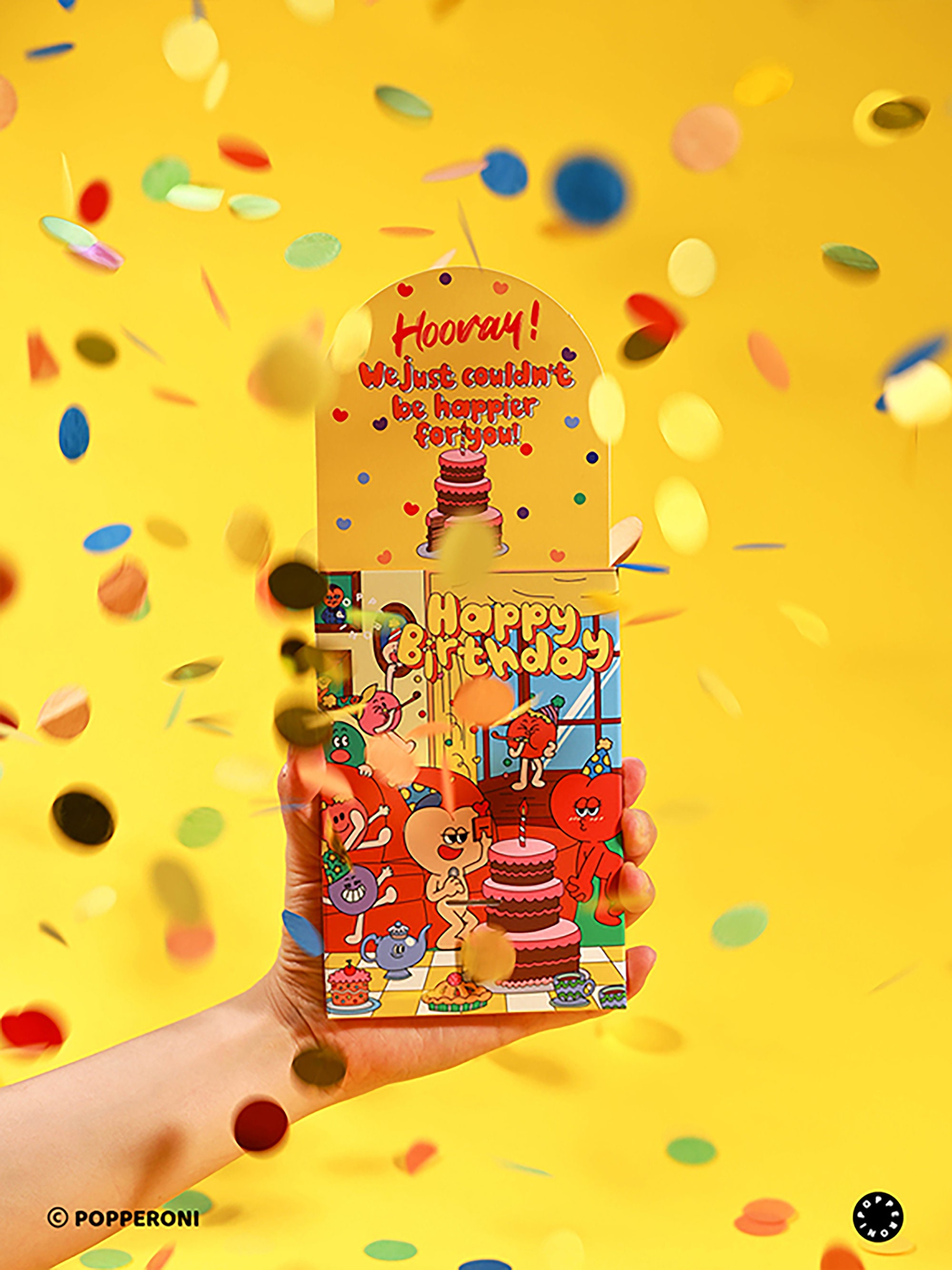 Popperoni Dot Birthday Confetti Card 口コミ その他 | marysouzza.com.br