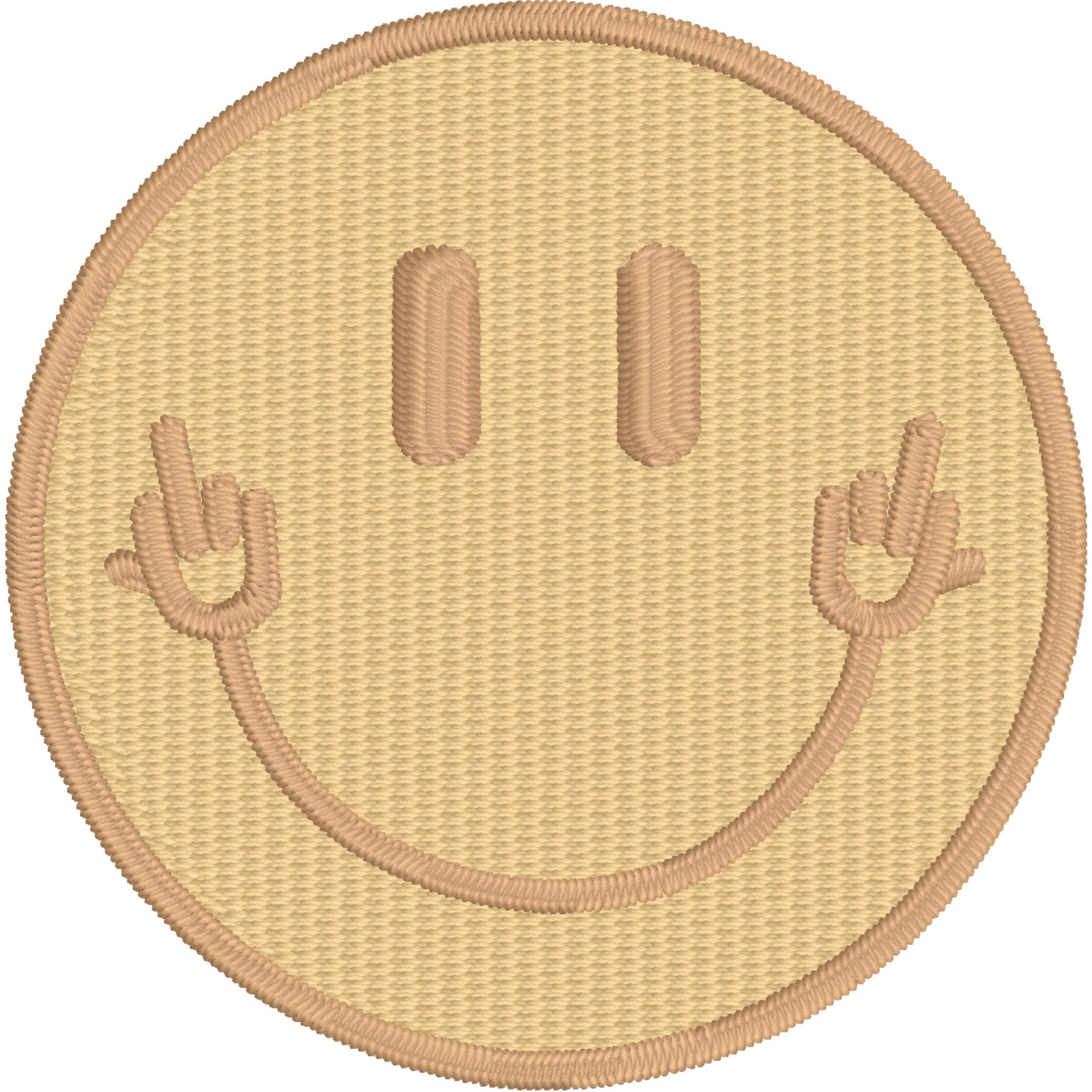 Middle Finger Smiley Face Emoji Digital Embroidery Design/file - Etsy