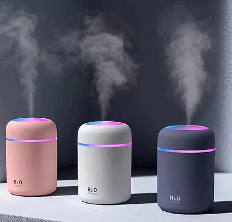  Humidificadores de niebla fría para dormitorio, humidificador  pequeño para plantas, 2 colores, llama, temporizador, control remoto,  humidificador para plantas para el hogar, dormitorio, oficina, yoga, C :  Hogar y Cocina