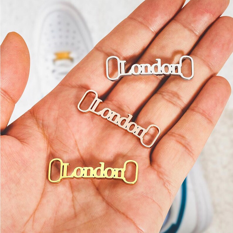 Personalized Name Shoe Buckle in Gold / Silver / Rose Gold/high Quality