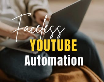 Faceless YouTube-Automation-Handbuch | DFY AI YouTube Strategie | Bearbeitbares Canva eBook