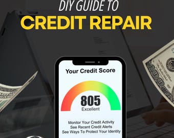 DIY Kredit-Reparatur Anleitung: Schritt-für-Schritt Canva eBook (Instant Download)