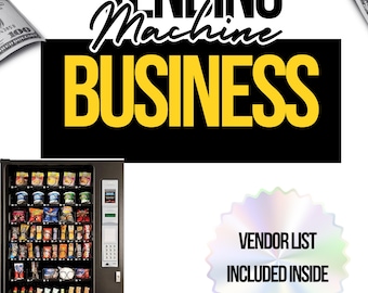 So starten Sie ein Geschäft mit Automaten | Herstellerliste inklusive