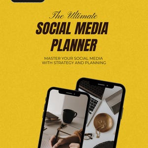 The Ultimate Social Media Planner | Strategy & Content Planning Guide | Editable Canva eBook