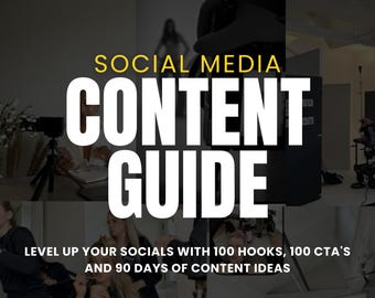 Social Media Content-Leitfaden | 100 Haken, 100 CTAs & 90-Tage-Plan