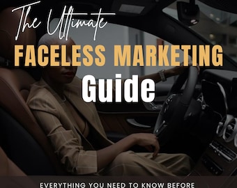 Der ultimative, gesichtslose Marketing-Leitfaden | Bearbeitbar Canva eBook | Digitaler Download