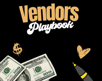 Verkäufer Playbook | Exklusive Lieferantenliste & Lieferantenleitfaden | Bearbeitbares Canva eBook