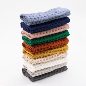 4 Pcs Waffle Kitchen Towels for Drying Dishes, Dishcloths for Kitchen, Tea Towel Set,