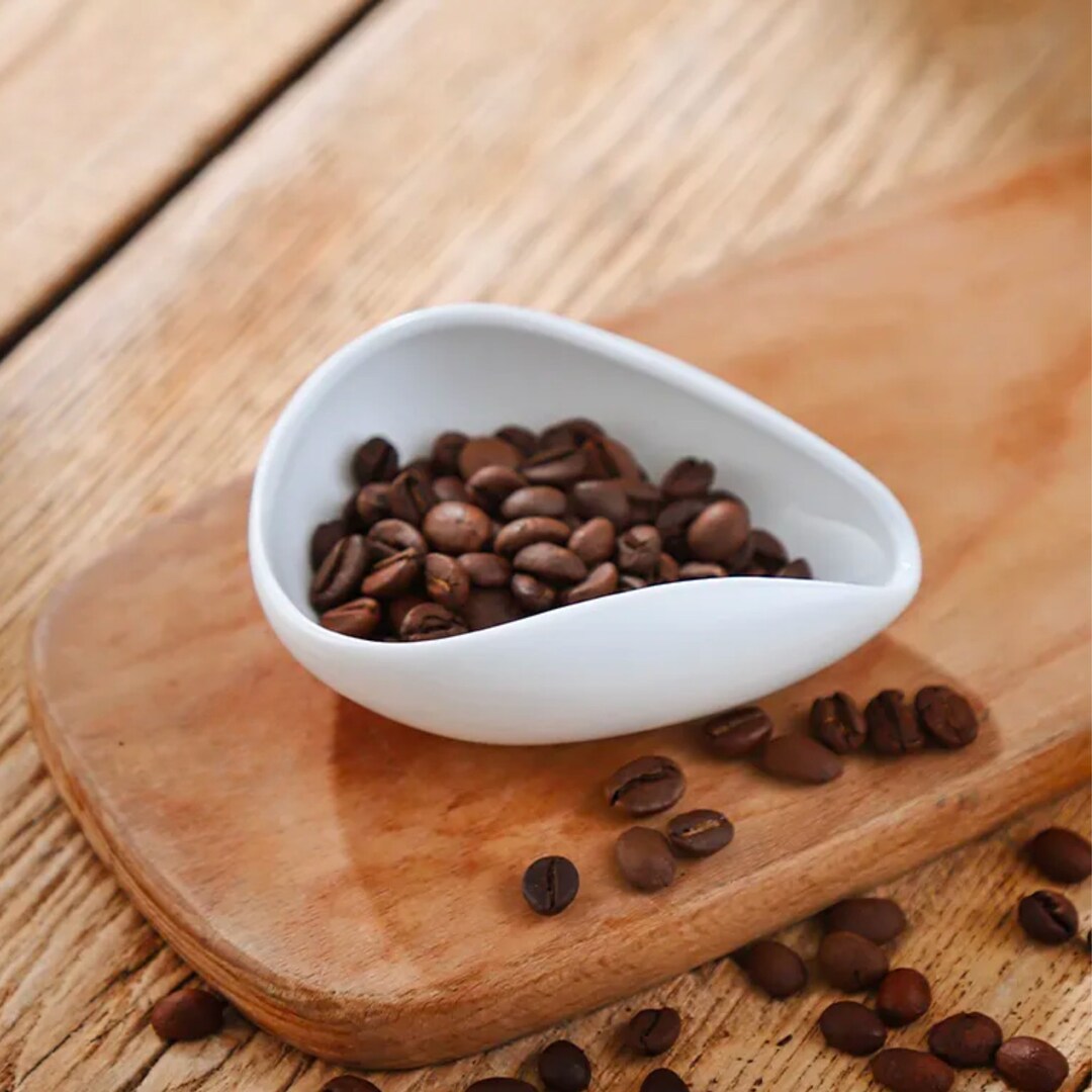 Ceramic Dosing Tray / Coffee Bean Bowl Etsy