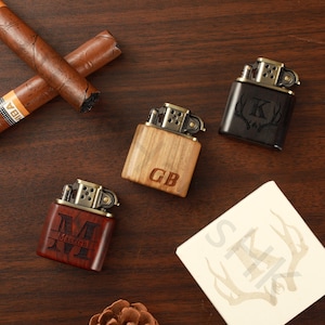 Gepersonaliseerde aanstekers bruidegom - op maat gemaakte houten aanstekers, cadeaus bruidsjonkers, voorstellen bruidsjonkers, gegraveerde cadeaus, cadeaus voor hem, cadeaus voor mannen