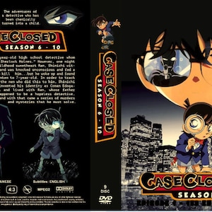Nieuwe set dvd anime detective conan case gesloten seizoen 6 7 8 9 10 Engelse ondertiteling en alle regio complete boxset snelle expresverzending