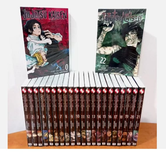 Jujutsu Kaisen Manga Volumes 0-24 English Version Full Set English