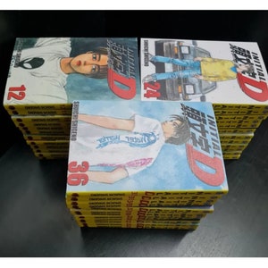 Nieuwe set Anime Comic Initial-D van Shuichi Shigeno Volume. 1 - 48 End Manga (Engelse versie) DHL Express Shipping