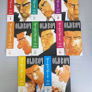 Nieuwe set anime-strip OLD BOY door Garon Tsuchiga/Nobuaki Minegishi Volume 1-8 complete set manga (Engelse versie) Snelle expresverzending