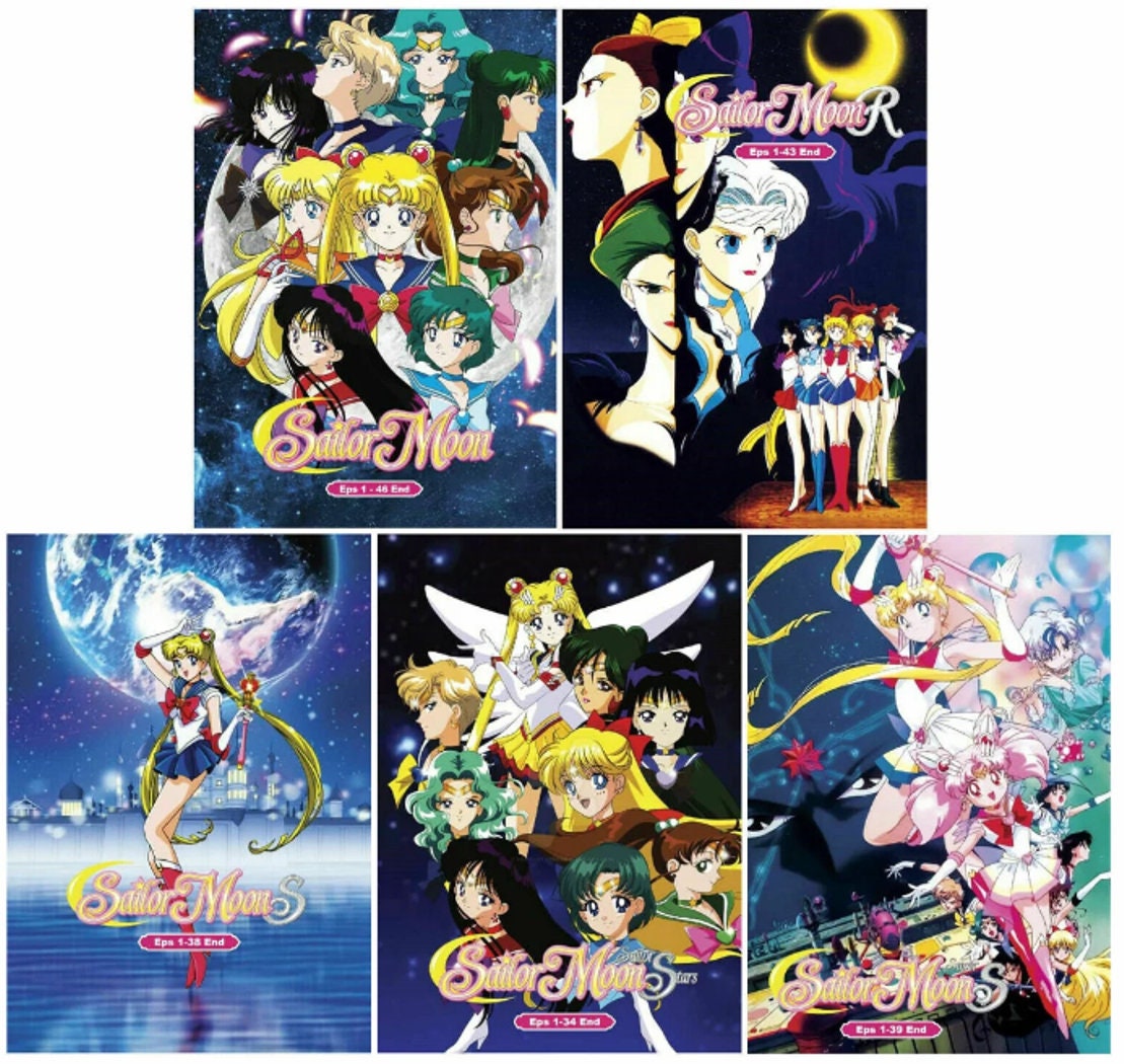 DVD ANIME Sailor Moon Crystal Season 1-2 Vol 1-39 End ENGLISH DUB Region  All