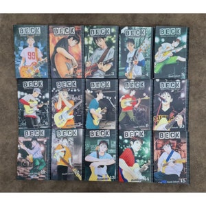 Nieuw boek BECK - Mongolian Chop Squad door Harold Sakuishi Manga Volume 1-15 Volledige set Engelse stripversie, wereldwijd GRATIS expresverzending