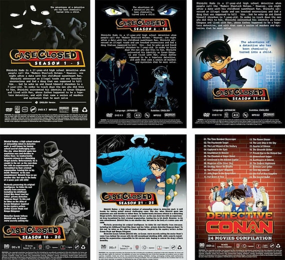 Japan Anime DVD Detective Conan Case Closed Complete Season